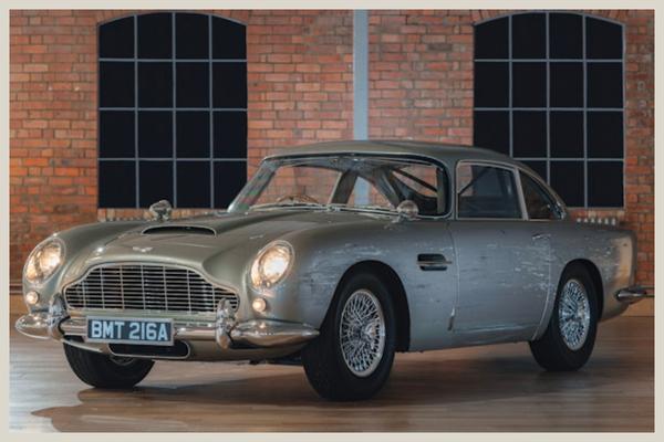 Aston Martin DB5 in. No time to Die raised almost £3m for charity