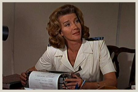 Lois Maxwell as Miss Moneypenny