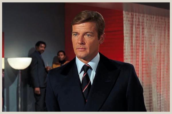 Roger Moore as 007 in Live and LEt Die