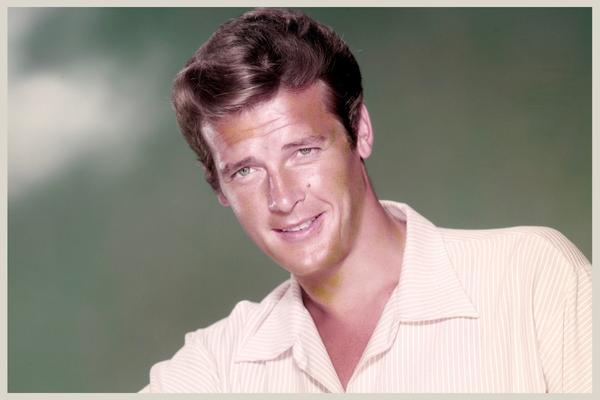 a young Roger Moore