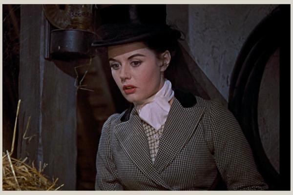 Eunice Gayson in Hammer Horror film, The Revenge of Frankenstein in 1958