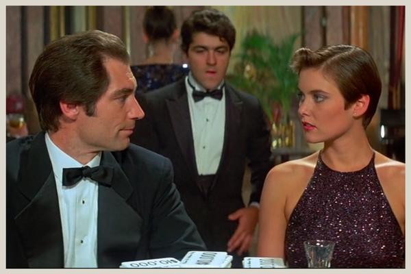 Bond and Bouvier in the casino