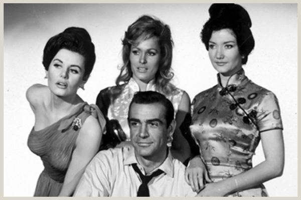 Sena Connery, Eunice Gayson, Ursula Andress and Zena Marshall