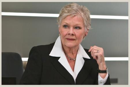 Jusi Dench as M in Skyfall