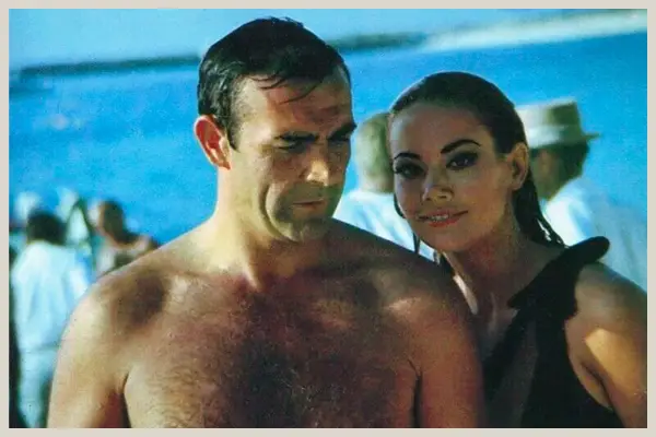 Sean Connery and Claudine Auger