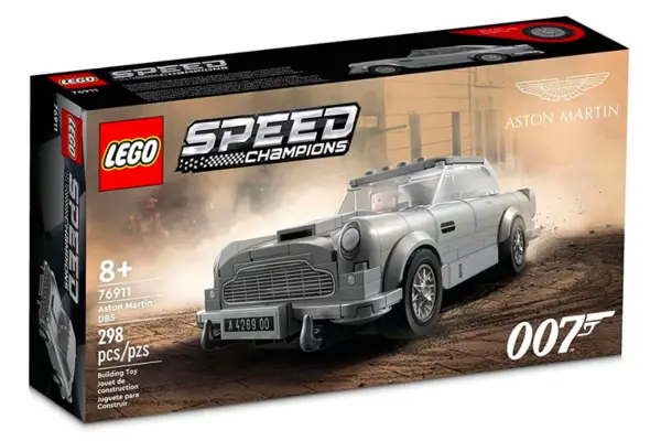 LEGO Speed Champions 007 Aston Martin DB5 76911 Building Toy Set Featuring James Bond Ages 8+