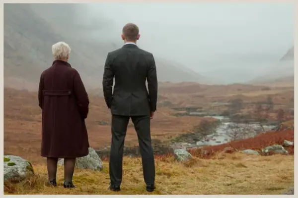 M and James Bond in Scotland, Skyfall