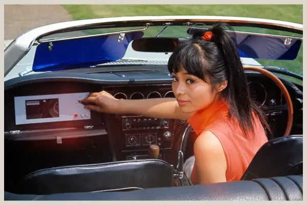 Aki in Toyota 2000GT in You Only Live Twice