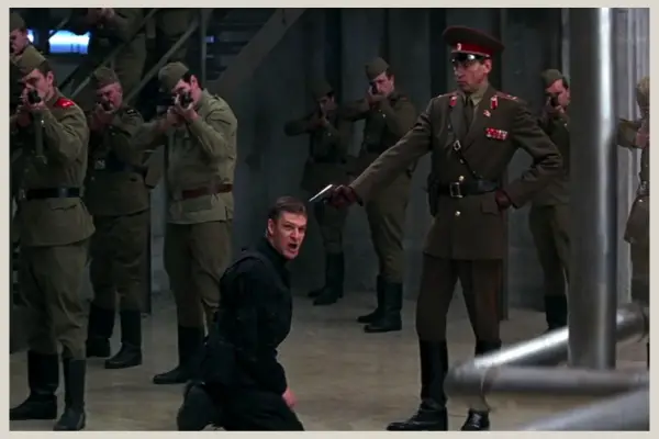 General Ourumov staging Alec Trevelyan's death