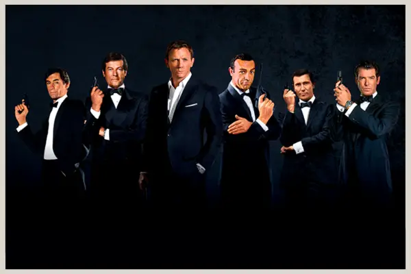 All 6 James Bond actors