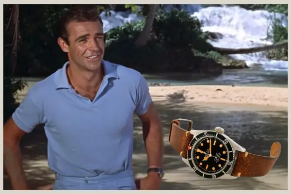 James Bond wearing the Rolex Submariner 6538 in Dr No