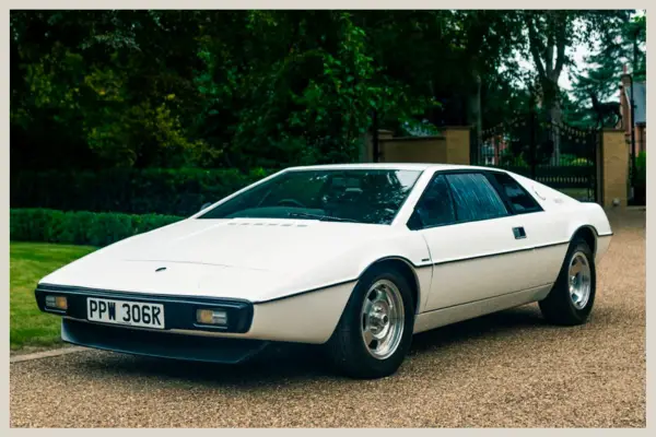 The iconic Lotus Esprit S1 is one of the best James Bond cars