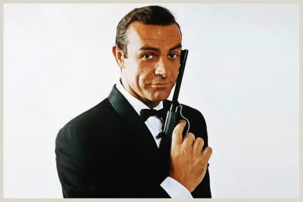 Sean Connery as 007 with the Walther PPK