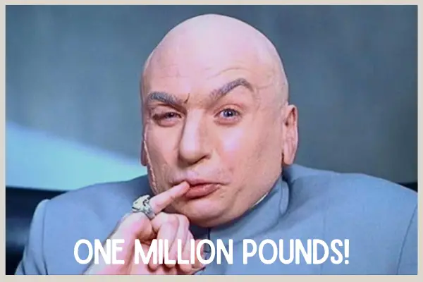Dr Evil one million pounds
